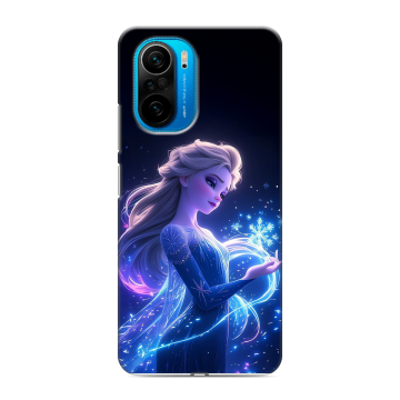 Силиконовый чехол на Xiaomi Poco F3 с принтом Холодное сердце Frozen Силиконовый чехол на Xiaomi Poco F3 с принтом Холодное сердце Frozen