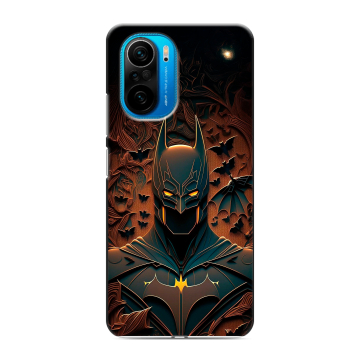 Силиконовый чехол на Xiaomi Poco F3 с принтом Batman Бэтмен Силиконовый чехол на Xiaomi Poco F3 с принтом Batman Бэтмен