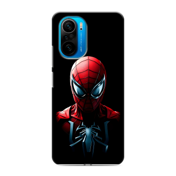 Силиконовый чехол на Xiaomi Poco F3 с принтом Spiderman Человек паук Силиконовый чехол на Xiaomi Poco F3 с принтом Spiderman Человек паук