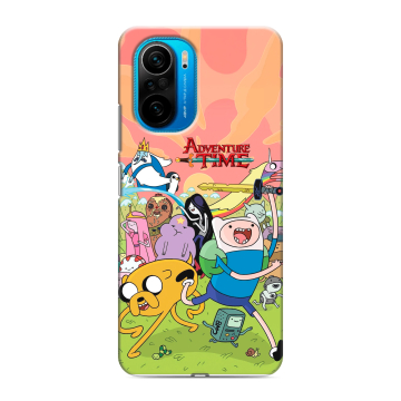 Силиконовый чехол на Xiaomi Poco F3 с принтом Adventure time Время приключений Силиконовый чехол на Xiaomi Poco F3 с принтом Adventure time Время приключений