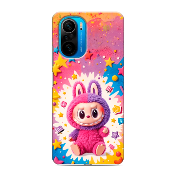 Силиконовый чехол на Xiaomi Poco F3 с принтом Labubu Лабубу Силиконовый чехол на Xiaomi Poco F3 с принтом Labubu Лабубу