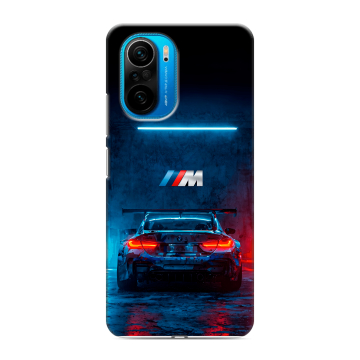 Силиконовый чехол на Xiaomi Poco F3 с принтом BMW БМВ Силиконовый чехол на Xiaomi Poco F3 с принтом BMW БМВ