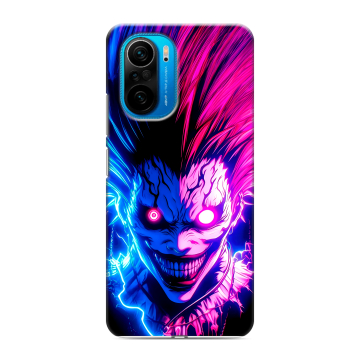 Силиконовый чехол на Xiaomi Poco F3 с принтом Death note Тетрадь смерти Силиконовый чехол на Xiaomi Poco F3 с принтом Death note Тетрадь смерти