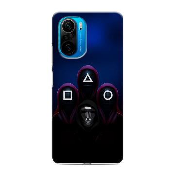 Силиконовый чехол на Xiaomi Poco F3 с принтом Игра Кальмара Силиконовый чехол на Xiaomi Poco F3 с принтом Игра Кальмара