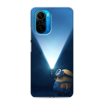 Силиконовый чехол на Xiaomi Poco F3 с принтом Миньоны Силиконовый чехол на Xiaomi Poco F3 с принтом Миньоны