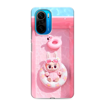 Силиконовый чехол на Xiaomi Poco F3 с принтом Labubu Лабубу Силиконовый чехол на Xiaomi Poco F3 с принтом Labubu Лабубу