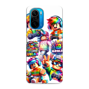 Силиконовый чехол на Xiaomi Poco F3 с принтом Roblox Роблокс Силиконовый чехол на Xiaomi Poco F3 с принтом Roblox Роблокс
