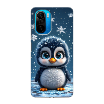 Силиконовый чехол на Xiaomi Poco F3 с принтом Новый год Силиконовый чехол на Xiaomi Poco F3 с принтом Новый год