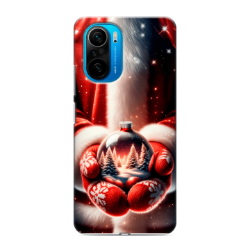 Силиконовый чехол на Xiaomi Poco F3 с принтом Новый год Силиконовый чехол на Xiaomi Poco F3 с принтом Новый год