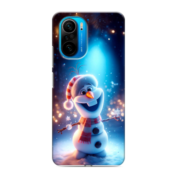 Силиконовый чехол на Xiaomi Poco F3 с принтом Новый год Силиконовый чехол на Xiaomi Poco F3 с принтом Новый год