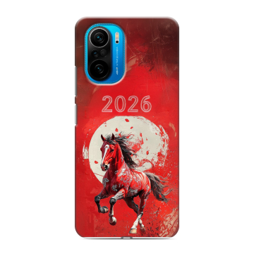 Силиконовый чехол на Xiaomi Poco F3 с принтом Новый год Силиконовый чехол на Xiaomi Poco F3 с принтом Новый год