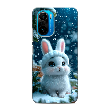 Силиконовый чехол на Xiaomi Poco F3 с принтом Новый год Силиконовый чехол на Xiaomi Poco F3 с принтом Новый год