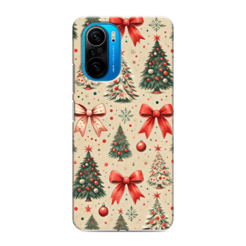Силиконовый чехол на Xiaomi Poco F3 с принтом Новый год Силиконовый чехол на Xiaomi Poco F3 с принтом Новый год
