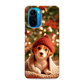 Силиконовый чехол на Xiaomi Poco F3 с принтом Новый год Силиконовый чехол на Xiaomi Poco F3 с принтом Новый год