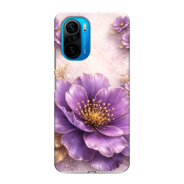 Силиконовый чехол на Xiaomi Poco F3 с принтом женский
