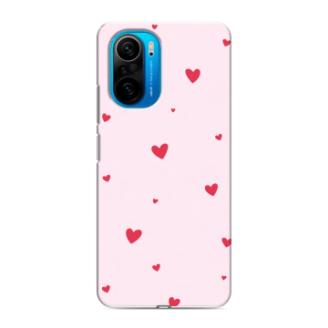 Силиконовый чехол на Xiaomi Poco F3 с принтом для девочек