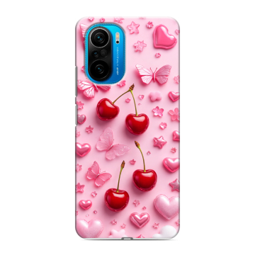 Силиконовый чехол на Xiaomi Poco F3 с принтом для девочек Силиконовый чехол на Xiaomi Poco F3 с принтом для девочек