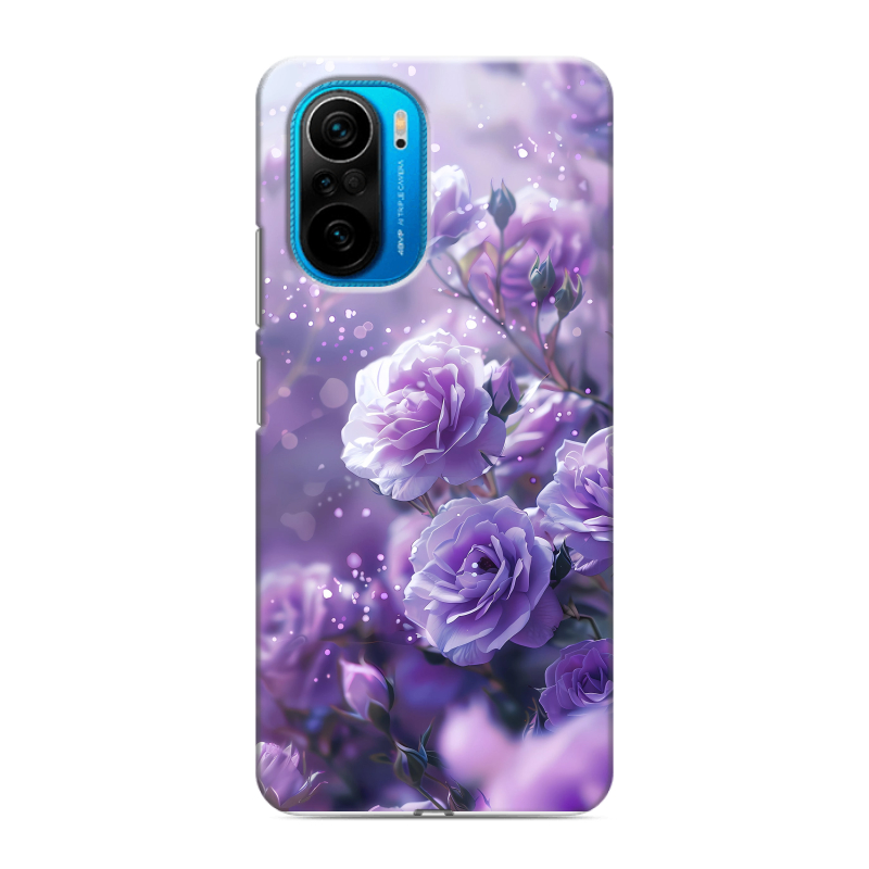 Силиконовый чехол на Xiaomi Poco F3 с принтом Розы цветы Силиконовый чехол на Xiaomi Poco F3 с принтом Розы цветы