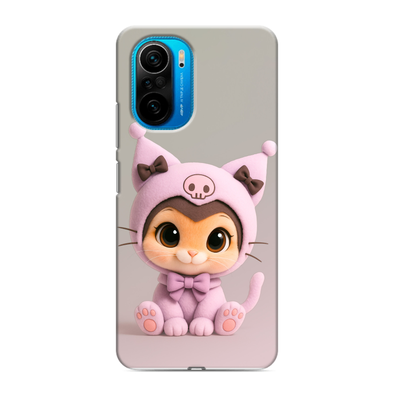 Силиконовый противоударный чехол на Xiaomi Poco F3 с принтом Куроми Kuromi Силиконовый противоударный чехол на Xiaomi Poco F3 с принтом Куроми Kuromi