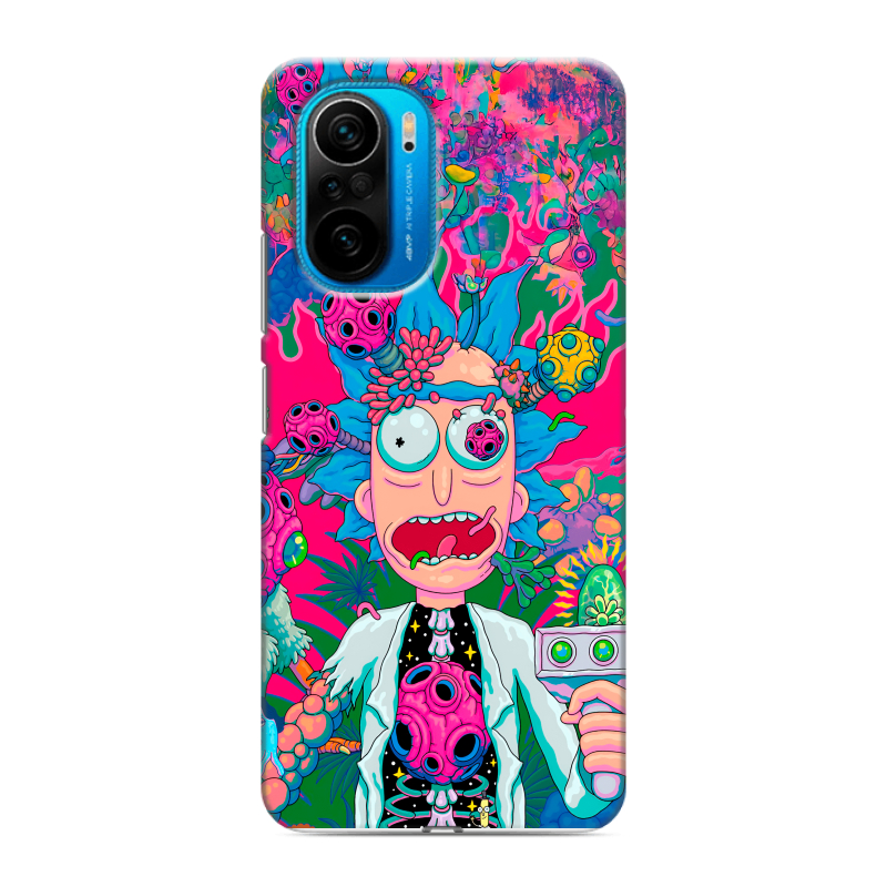 Силиконовый чехол на Xiaomi Poco F3 с принтом Рик и Морти Rick Morty Силиконовый чехол на Xiaomi Poco F3 с принтом Рик и Морти Rick Morty