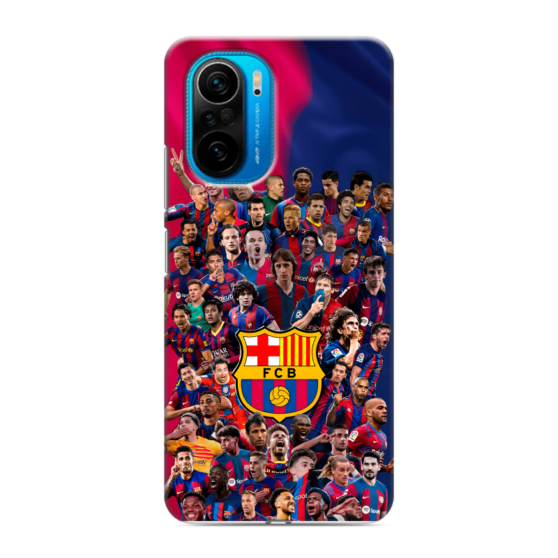 Силиконовый противоударный чехол на Xiaomi Poco F3 с принтом Барселона Barcelona Силиконовый противоударный чехол на Xiaomi Poco F3 с принтом Барселона Barcelona