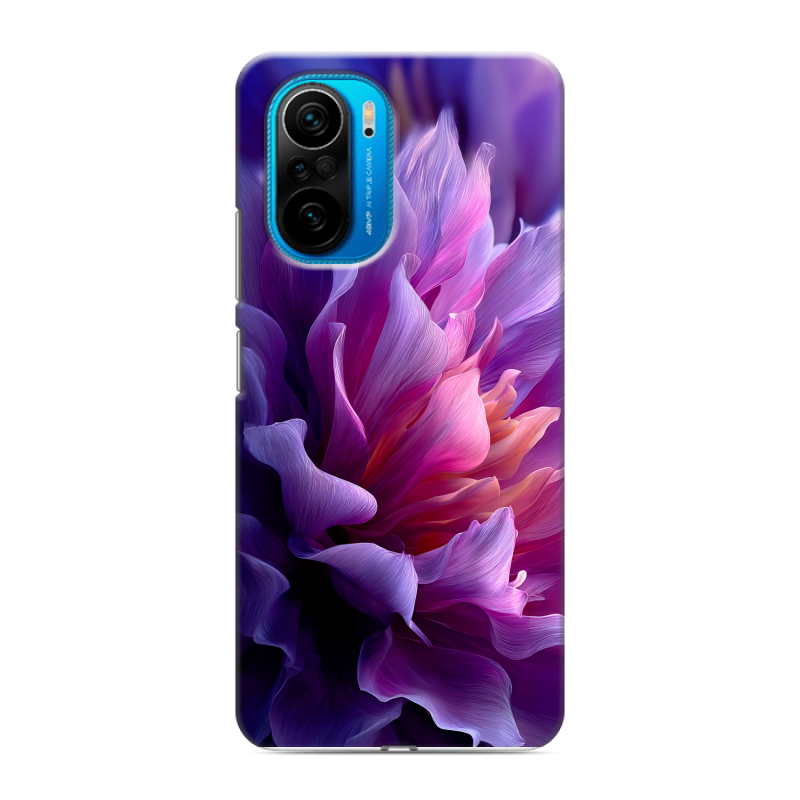 Силиконовый чехол на Xiaomi Poco F3 с принтом женский цветы Силиконовый чехол на Xiaomi Poco F3 с принтом женский цветы