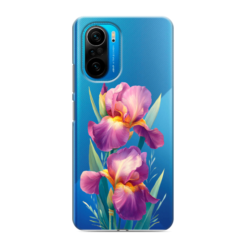 Силиконовый чехол на Xiaomi Poco F3 с принтом Цветы орхидеи Силиконовый чехол на Xiaomi Poco F3 с принтом Цветы орхидеи