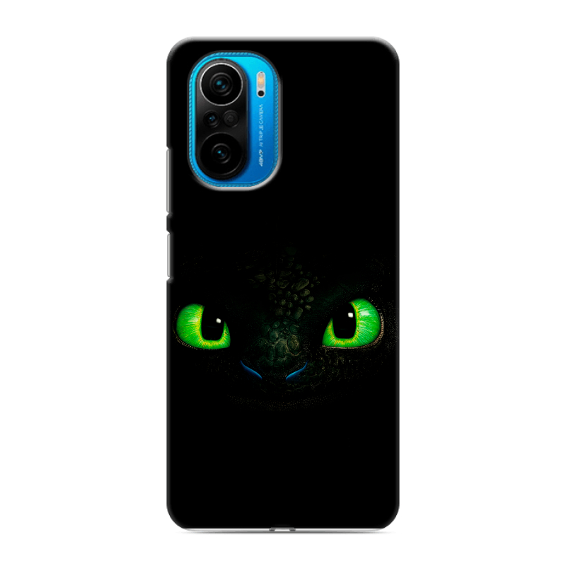 Силиконовый противоударный чехол на Xiaomi Poco F3 с принтом Как приручить дракона Силиконовый противоударный чехол на Xiaomi Poco F3 с принтом Как приручить дракона
