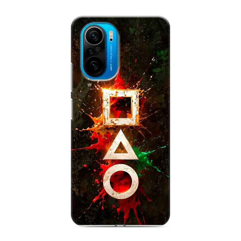 Силиконовый чехол на Xiaomi Poco F3 с принтом Squid Game Игра кальмара Силиконовый чехол на Xiaomi Poco F3 с принтом Squid Game Игра кальмара