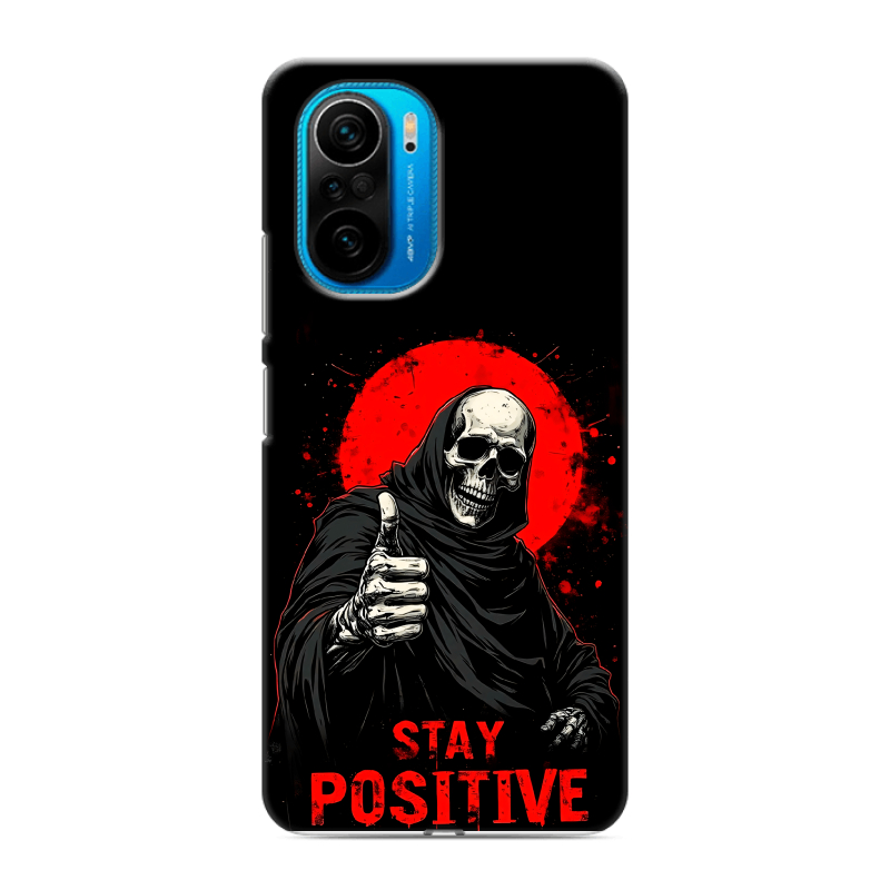 Силиконовый противоударный чехол на Xiaomi Poco F3 с принтом смешной скелет Силиконовый противоударный чехол на Xiaomi Poco F3 с принтом смешной скелет