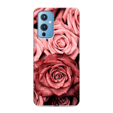 Силиконовый чехол на OnePlus 9 с принтом Цветы розы Силиконовый чехол на OnePlus 9 с принтом Цветы розы