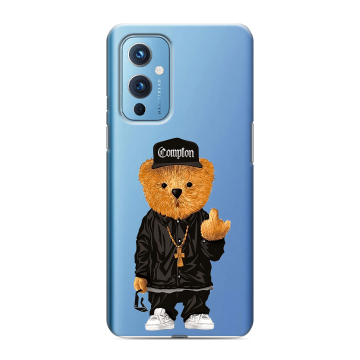 Силиконовый чехол на OnePlus 9 с принтом Плюшевый медведь
