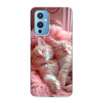 Силиконовый чехол на OnePlus 9 с принтом котята котики Силиконовый чехол на OnePlus 9 с принтом котята котики