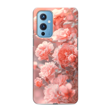 Силиконовый чехол на OnePlus 9 с принтом Розы цветы Силиконовый чехол на OnePlus 9 с принтом Розы цветы