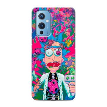 Силиконовый чехол на OnePlus 9 с принтом Рик и Морти Rick Morty Силиконовый чехол на OnePlus 9 с принтом Рик и Морти Rick Morty