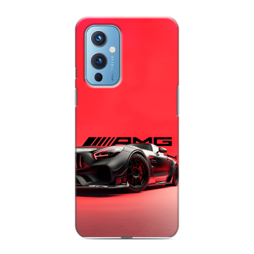Силиконовый чехол на OnePlus 9 с принтом Мерседес Mercedes AMG