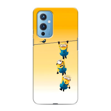 Силиконовый чехол на OnePlus 9 с принтом Миньоны Силиконовый чехол на OnePlus 9 с принтом Миньоны