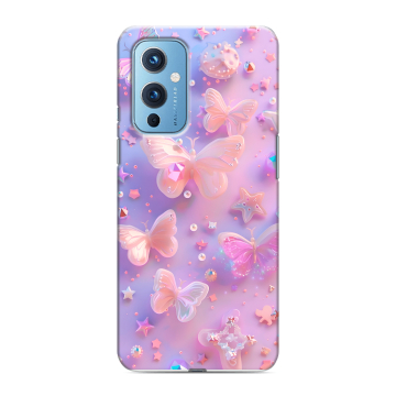 Силиконовый чехол на OnePlus 9 с принтом Бабочки