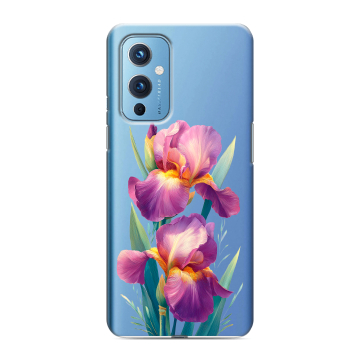 Силиконовый чехол на OnePlus 9 с принтом Цветы орхидеи