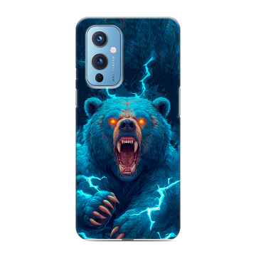 Силиконовый чехол на OnePlus 9 с принтом Медведь