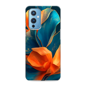 Силиконовый чехол на OnePlus 9 с принтом Цветы