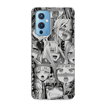 Силиконовый чехол на OnePlus 9 с принтом Ahegao Ахегао Аниме