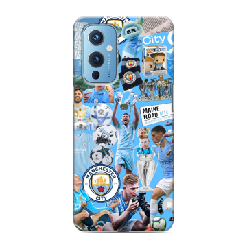Силиконовый чехол на OnePlus 9 с принтом Man City Манчестер Сити