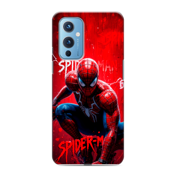Силиконовый чехол на OnePlus 9 с принтом Spiderman Человек паук Силиконовый чехол на OnePlus 9 с принтом Spiderman Человек паук