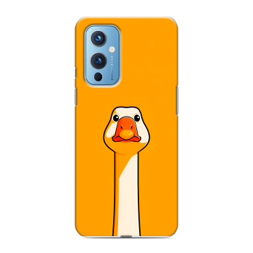 Силиконовый чехол на OnePlus 9 с принтом Смешная утка