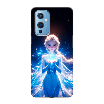 Силиконовый чехол на OnePlus 9 с принтом Холодное сердце Frozen Силиконовый чехол на OnePlus 9 с принтом Холодное сердце Frozen
