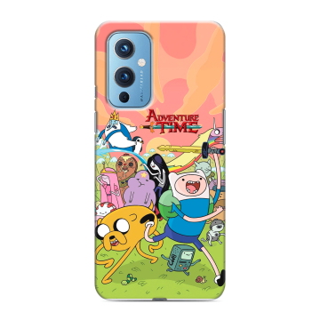 Силиконовый чехол на OnePlus 9 с принтом Adventure time Время приключений