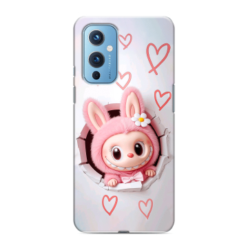Силиконовый чехол на OnePlus 9 с принтом Labubu Лабубу