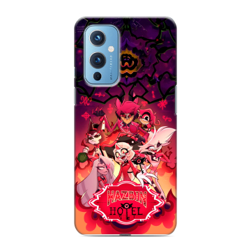 Силиконовый чехол на OnePlus 9 с принтом Hazbin Hotel Отель Хазбин Силиконовый чехол на OnePlus 9 с принтом Hazbin Hotel Отель Хазбин