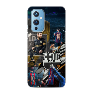 Силиконовый чехол на OnePlus 9 с принтом Messi Barcelona Силиконовый чехол на OnePlus 9 с принтом Messi Barcelona